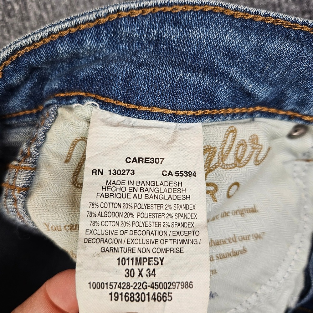 Wrangler Retro Bailey High Rise Trouser Jeans Women's 30x34 Dark Wash Bootcut - Picture 2 of 10